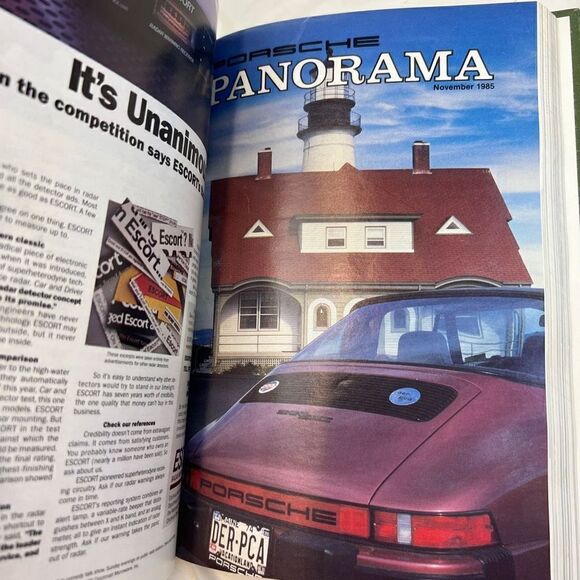 Porsche Panoramic Hardcover Bounded Magazines Vintage 1985 July-Dec & 30th Anni - Picture 8 of 12
